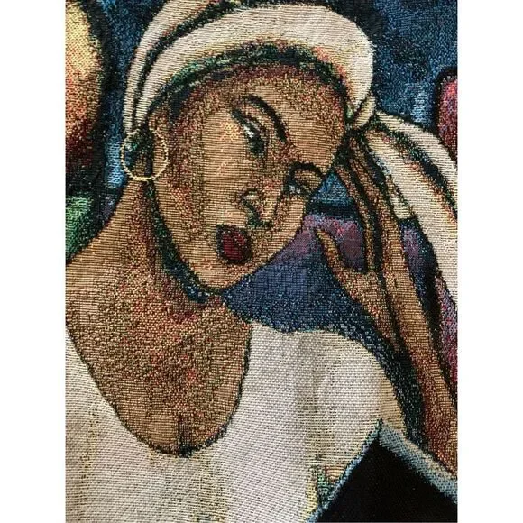 Tapestry artistic painting tote bag - Picture 4 of 5